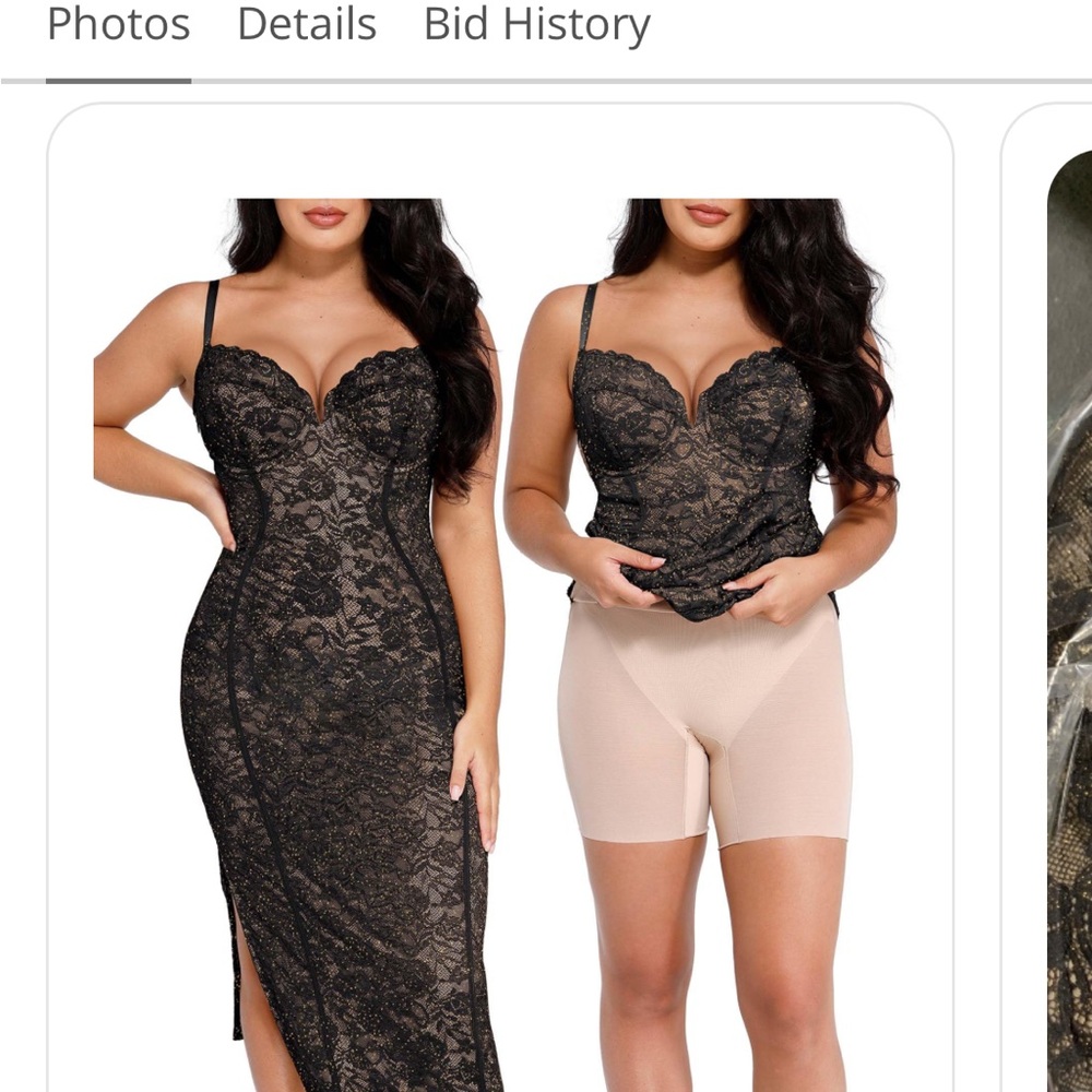 Elegant Black Lace Lingerie Set